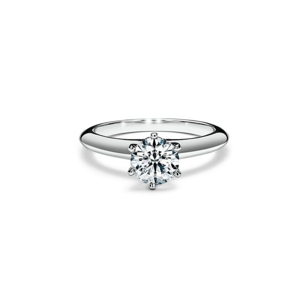Tiffany セッティング エンゲージメント リング プラチナ